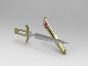 Starfleet Dagger from Star Trek Enterprise 3D Print Model