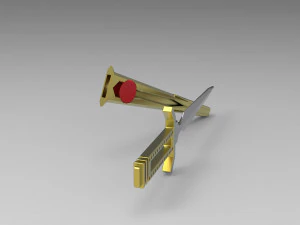 Starfleet Dagger from Star Trek Enterprise 3D Print Model