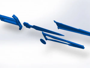 Starfleet Dagger from Star Trek Enterprise 3D Print Model