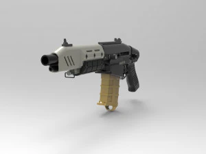 Militech Rifle Crusher 3D Print Model