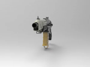 Militech Rifle Crusher 3D Print Model