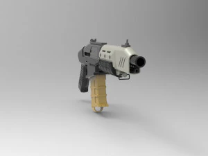 Militech Rifle Crusher 3D Print Model