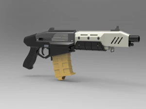 Militech Rifle Crusher 3D Print Model