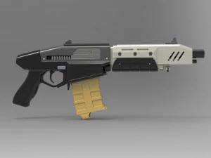 Militech Rifle Crusher 3D Print Model