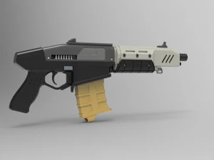 Militech Rifle Crusher 3D Print Model