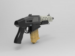 Militech Rifle Crusher 3D प्रिंट मॉडल
