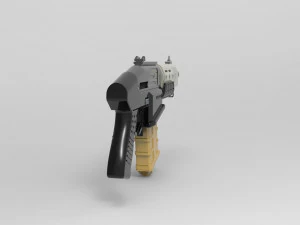 Militech Rifle Crusher 3D Print Model