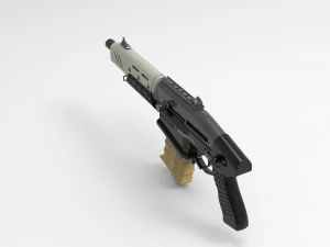 Militech Rifle Crusher 3D Print Model