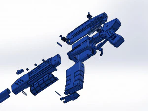 Militech Rifle Crusher 3D Print Model