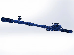 Star Trek Jaylah Rifle 3D Print Model