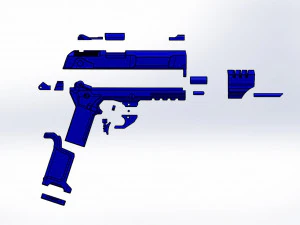 Cyberpunk Death and Taxes 3D Print Model