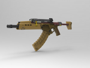 Militech M251S Ajax 3D Принт Модель