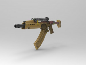 Militech M251S Ajax 3D Принт Модель