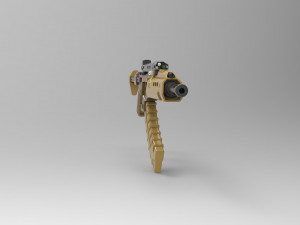 Militech M251S Ajax 3D Принт Модель