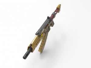 Militech M251S Ajax 3D Принт Модель