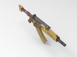 Militech M251S Ajax 3D Принт Модель