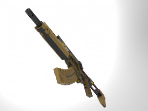 Militech M251S Ajax 3D Принт Модель