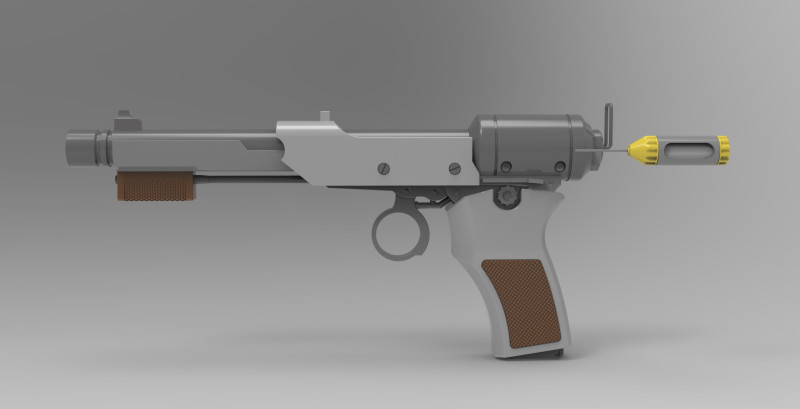 Fallout Pneumatic Modelo de impresión 3D .c4d .max .obj .3ds .fbx .stl .blend 