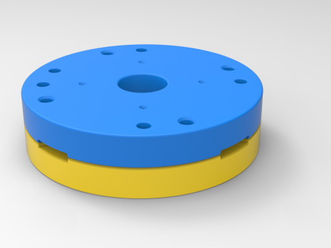 Mold for diecast military tire 1 Scale 1 to 10 and 1 to 14 and 1 to 25 3D Print Model