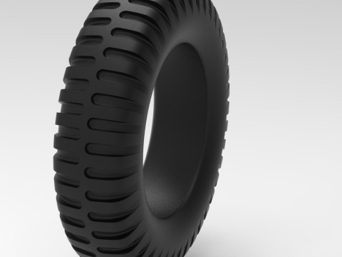 Mold for diecast military tire 1 Scale 1 to 10 and 1 to 14 and 1 to 25 3D Print Model