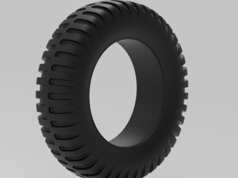 Mold for diecast military tire 1 Scale 1 to 10 and 1 to 14 and 1 to 25 3D Print Model
