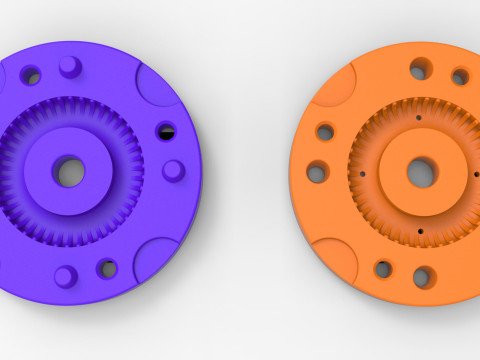 Mold for diecast military tire 1 Scale 1 to 10 and 1 to 14 and 1 to 25 3D Print Model