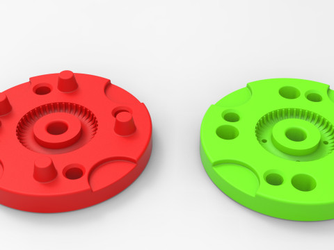 Mold for diecast military tire 1 Scale 1 to 10 and 1 to 14 and 1 to 25 3D Print Model