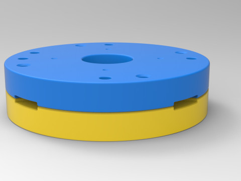 Mold for diecast military tire 2 Scale 1 to 10 and 1 to 14 and 1 to 25 3D-Druckmodell
