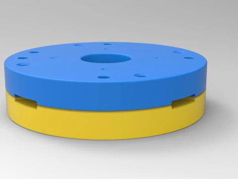 Mold for diecast military tire 2 Scale 1 to 10 and 1 to 14 and 1 to 25 3D Print Model