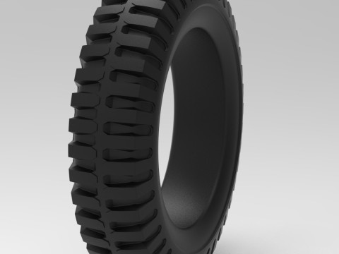 Mold for diecast military tire 2 Scale 1 to 10 and 1 to 14 and 1 to 25 3D-Druckmodell