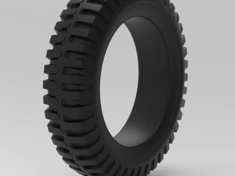 Mold for diecast military tire 2 Scale 1 to 10 and 1 to 14 and 1 to 25 3D Print Model