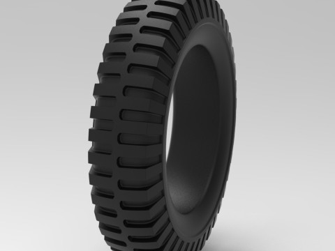 Mold for diecast military tire 3 Scale 1 to 10 and 1 to 14 and 1 to 25 3D Принт Модель