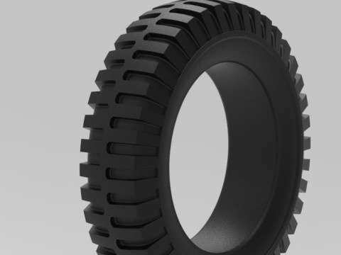 Mold for diecast military tire 3 Scale 1 to 10 and 1 to 14 and 1 to 25 3D Принт Модель