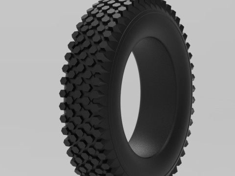 Mold for diecast military tire 4 Scale 1 to 10 and 1 to 14 and 1 to 25 3D प्रिंट मॉडल