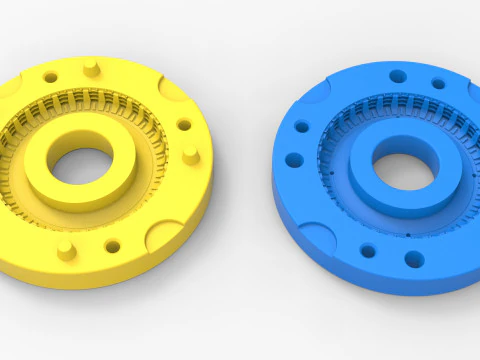 Mold for diecast military tire 6 Scale 1 to 10 and 1 to 14 and 1 to 25 3D Print Model