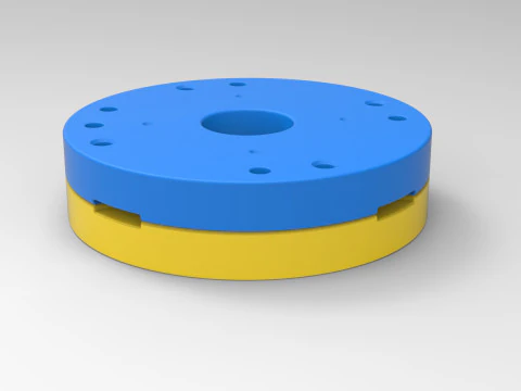 Mold for diecast military tire 6 Scale 1 to 10 and 1 to 14 and 1 to 25 3D Print Model