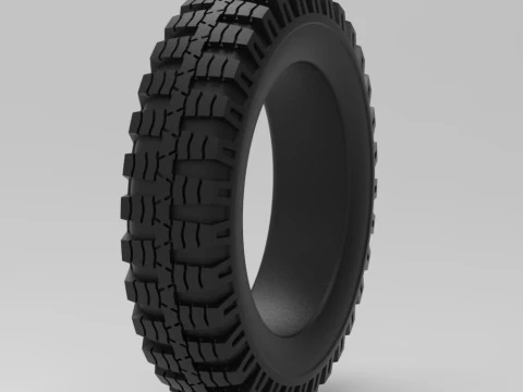 Mold for diecast military tire 6 Scale 1 to 10 and 1 to 14 and 1 to 25 3D Print Model