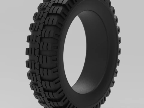 Mold for diecast military tire 6 Scale 1 to 10 and 1 to 14 and 1 to 25 3D Print Model