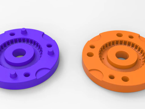 Mold for diecast military tire 6 Scale 1 to 10 and 1 to 14 and 1 to 25 3D Print Model