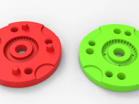 Mold for diecast military tire 6 Scale 1 to 10 and 1 to 14 and 1 to 25 3D Print Model