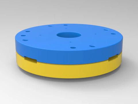 Mold for diecast military tire 7 Scale 1 to 10 and 1 to 14 and 1 to 25 3D Print Model