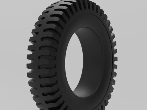 Mold for diecast military tire 7 Scale 1 to 10 and 1 to 14 and 1 to 25 3D Print Model