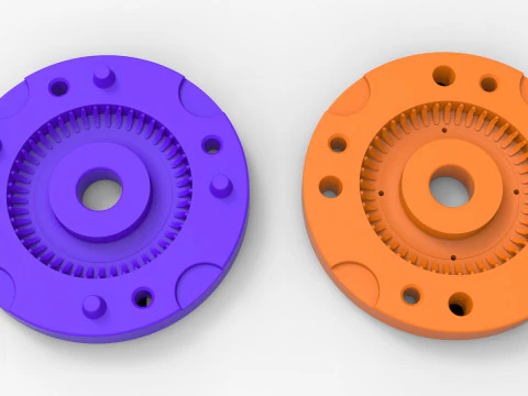 Mold for diecast military tire 7 Scale 1 to 10 and 1 to 14 and 1 to 25 3D Print Model