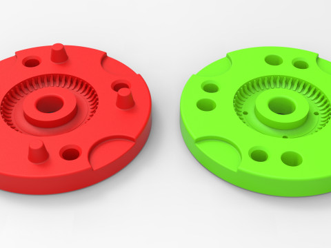 Mold for diecast military tire 7 Scale 1 to 10 and 1 to 14 and 1 to 25 3D Принт Модель