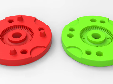 Mold for diecast military tire 7 Scale 1 to 10 and 1 to 14 and 1 to 25 3D Print Model