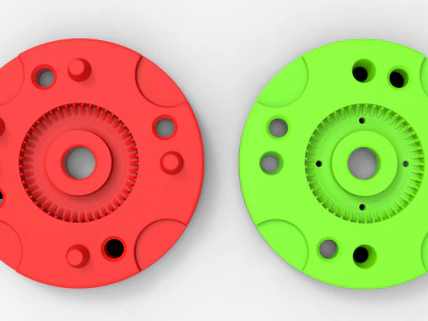 Mold for diecast military tire 7 Scale 1 to 10 and 1 to 14 and 1 to 25 3D Print Model