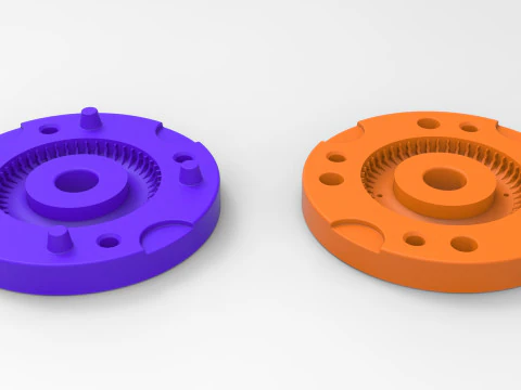 Mold for diecast military tire 8 Scale 1 to 10 and 1 to 14 and 1 to 25 3D Print Model