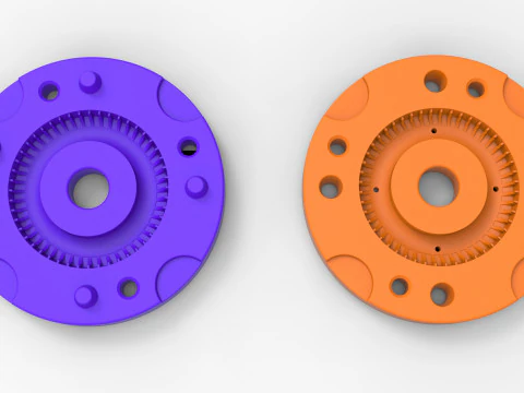 Mold for diecast military tire 8 Scale 1 to 10 and 1 to 14 and 1 to 25 3D Print Model