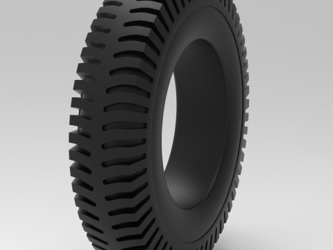 Mold for diecast military tire 9 Scale 1 to 10 and 1 to 14 and 1 to 25 3D 프린트 모델
