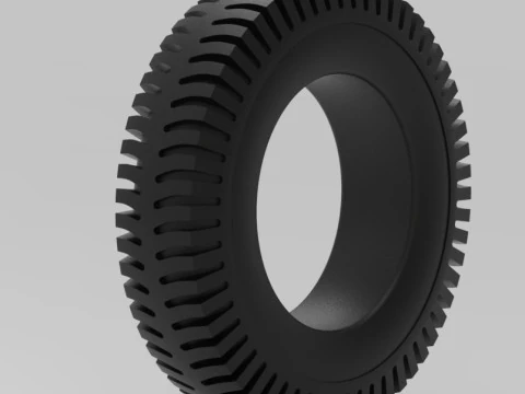 Molde para pneu militar fundido sob press&atilde;o 9 Escala 1 a 10 e 1 a 14 e 1 a 25 Modelo de Impressão 3D